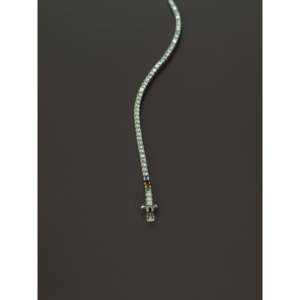 Pulsera de tenis clásica Diana de oro blanco con 2.90 quilates de piedras de nacimiento, accesorio de moda elegante - Product Image 5