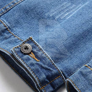 Chaqueta vaquera de calidad superior para hombre, nueva llegada, tela de lona personalizada al por mayor - Product Image 6