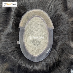 REGENT Premium Remy Cheveux Cheveux Indiens Trame Homme Toupet Miraz Front Lace Natural Wave Droite Grand Stock Disponible - Product Image 1