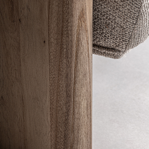 Fauteuil lounge en bois massif scandinave, revêtement en tissu nylon, hauteur réglable, design ergonomique pour salon, utilisation hôtelière - Product Image 6