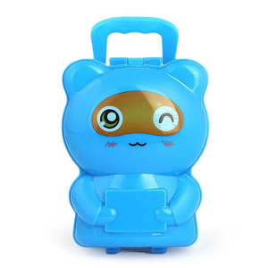Boîte en argile en forme d'ours - Bleu - Product Image 3