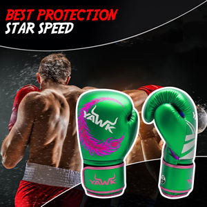 Guantes de Boxeo Profesionales de Piel Sintética de Alta Calidad, Transpirables y Personalizables para Entrenamiento de Combate - Product Image 2