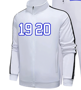 Zeta Phi Beta Sorority Mujer 1920 Sudadera con capucha bordada y pantalones Jogger Conjunto de chándal de dos piezas Sudadera de lana griega azul real - Product Image 4