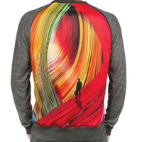 Pull d'hiver épais à col rond pour homme, tendance, de haute qualité, anti-boulochage, tricoté avec logo personnalisé en sublimation sur le devant, tissage en polaire