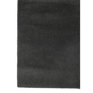 Alfombra de Lana Azul Acar, Tejida a Mano, Modelo CX-2629, Rectangular de 4m para Pasillo, 10mm de Grosor, Viscosa de Color Sólido para el Hogar - Alfombras Jaipur US - Product Image 4