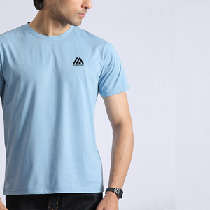 T-shirts en polyester pour hommes de haute qualité, personnalisés, unis, surdimensionnés, courts, imperméables, à séchage rapide, écologiques, fabriqués au Pakistan - Product Image 4