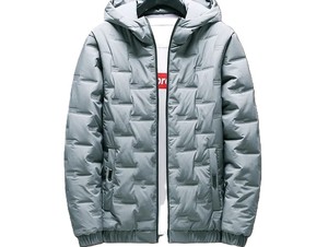 Chaquetas de hombre al por mayor de alta calidad, chaqueta acolchada con capucha de diseño personalizado, chaquetas de invierno a prueba de viento con estilo informal - Product Image 3