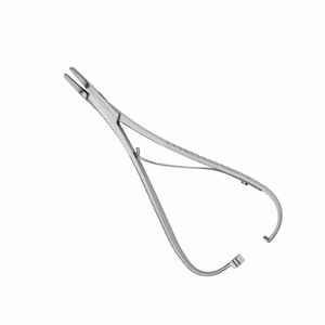 Mathieu อุปกรณ์ผ่าตัดทางทันตกรรมแบบแมนนวล14ซม. ที่ยึดเข็มแบบเบาพร้อมปลายหยักสแตนเลส - Product Image 1