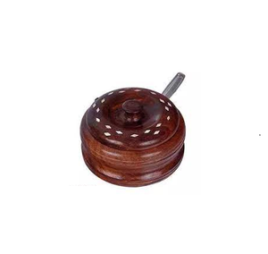 Bols à sel et à poivre en bois, ensemble de salière avec couvercle en bois, boîte à sel et utilisation manuelle pour table à manger - Product Image 6