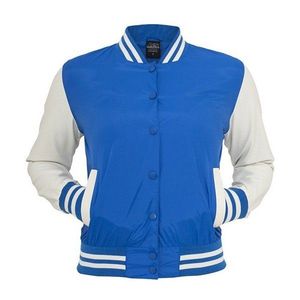 Veste universitaire pour femmes sur mesure, différentes tailles, couleurs, col montant, meilleure qualité pour l'automne, le printemps, la conception de logo incluse - Product Image 4
