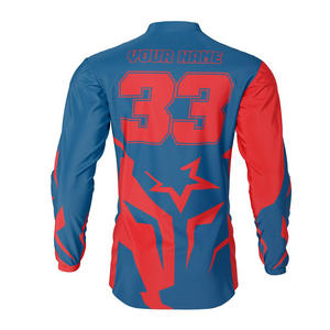 Personnalisé authentique évacuation de l'humidité MX piste vêtements de sport respirant Sport maille coupe décontractée Motocross maillot et pantalon - Product Image 6