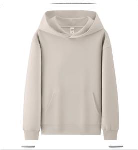 เสื้อฮู้ดผ้าฝ้าย100% ใส่ได้ทั้งชายและหญิงสไตล์ลำลองฤดูหนาวลายพื้นผ้าฟลีซระบายอากาศได้ดีด้านหน้าพิมพ์ดิจิตอลบริการ OEM - Product Image 3