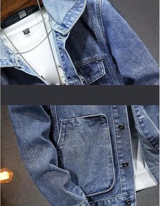 Jeans de Mezclilla para Hombre / Chaqueta Trucker de la Mejor Calidad con Colores Personalizados y Logotipo Personalizado Hecho en Pakistán - Product Image 3