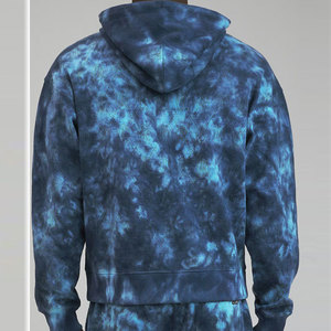 Sweat à capuche unisexe personnalisé OEM avec fermeture éclair, 100% coton molletonné, motif uni, séchage rapide, respirant, vente en gros, impression - Product Image 2