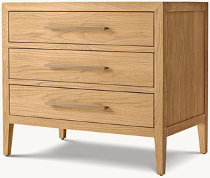 Muebles de cama minimalistas modernos, mesita de noche duradera de madera de caoba Suar de teca, Color Natural para Hotel, Villa, dormitorio, escuela - Product Image 1