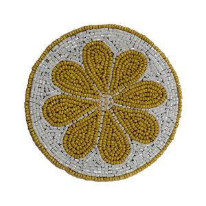 Juego de Posavasos Modernos Ecológicos con Doble Borde de Cuentas Hechos a Mano, Venta Caliente 2026, Decoración Económica para Mesa de Boda, Alfombrillas y Protectores Acogedores - Product Image 5