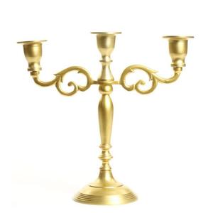 Bougeoir en métal de style antique avec décoration en forme d'arc, style métallique, pilier pour la maison, l'hôtel, la table, décoration de Noël, bougeoir décoratif - Product Image 5