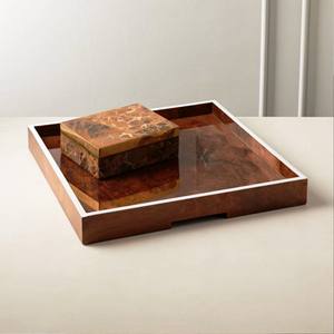 Natural Mango Wood Bark Bowl Round Wedding Decorative Food Serving Tray Eco-Friendly Made in India - Product Image 6