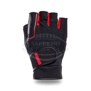 Adjustable Waterproof Fitness Gym Gloves Wholesale Best Supplier training Fingerless Fitness Gloves - Product Image 2