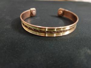 Indian Manufacture Metal Pure Copper <b>Bracelet</b> Healing Meditation Jewelry <b>Adjustable</b> Cuff <b>Bracelet</b> for <b>Men</b> & Women - Product Image 6