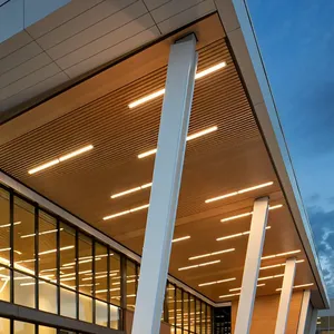 天井タイルアルミ天井スクエアチューブ吊り下げバッフル室内装飾材 - Product Image 3