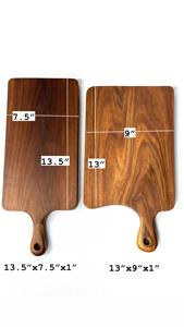 Tabla de Cortar de Madera con Mango, Apta para Lavavajillas, Ecológica, Antibacteriana, de Resina, Tabla de Queso de Alta Calidad - Product Image 1