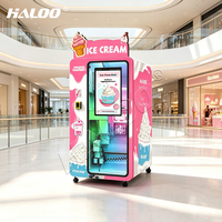 Máquina Expendedora de Yogurt y Helado Suave con Pago por Monedas, Código QR y Token
