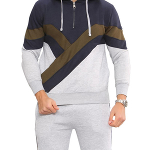 Survêtement pour homme sur mesure, coupe ajustée, sweat-shirts superposés, style streetwear pour homme, survêtement pour homme - Product Image 6