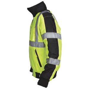 2025 haute visibilité ANSI classe 1 gilet de sécurité réfléchissant imperméable pour hommes vêtements de travail de chantier de construction - Product Image 5