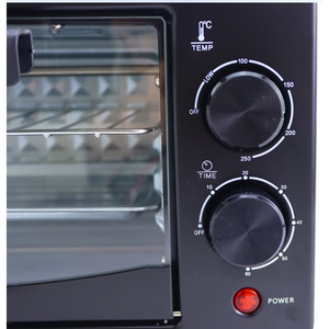 Horno Eléctrico Mini para Pizza de 12L con Convección, Carcasa de Acero Inoxidable - Product Image 3