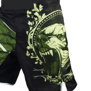 Pantalones cortos MMA para hombre de nuevo estilo 2025, patrón sólido, estilo informal, cierre de cintura elástica, hechos en Pakistán a la venta - Product Image 4