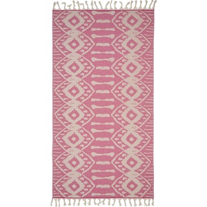 Serviette en tissu éponge turque traditionnelle, jacquard tribal, 36x66 pouces - Product Image 6