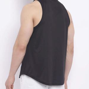 High Quality Athletic Polyester Blank Running Silk Gym Muscle Plus Size Bulk Fitness Mesh <b>Men</b> Custom Logo <b>White</b> <b>Men'S</b> <b>Tank</b> <b>Tops</b> - Product Image 2