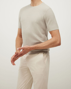 Vente en gros Pull en tricot décontracté à manches longues et col rond de couleur unie pour hommes Pull anti-rétrécissement pour l'hiver avec logo personnalisé - Product Image 1