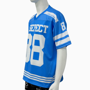 Maillot de football rétro personnalisé chemise courte surdimensionnée entraînement sportif maillot de baseball haut d'entraînement de football américain en maille - Product Image 3