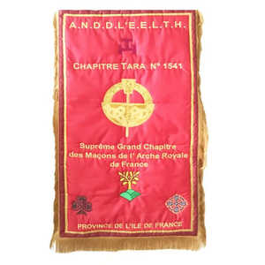 Top qualité vente grand drapeau personnalisé fait à la main maître maçon bleu Lodge bannière bleu broderie personnalisée - Product Image 6