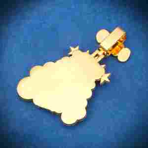 Pendentif Jésus personnalisé en or 14 carats inspiré de Takashi Murakami, breloques inspirées de Moissanite - Product Image 5