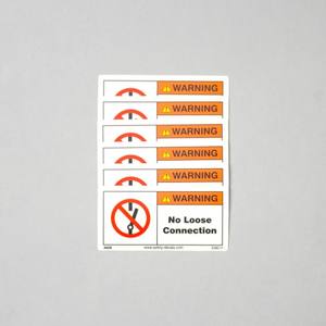 Etiqueta Adhesiva de Advertencia de Seguridad Eléctrica, Antiarañazos e Impermeable, para Control de Máquinas Industriales - Product Image 6