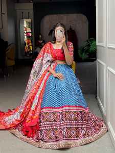 คอลเลคชั่นใหม่สุดพิเศษ เสื้อผ้าเลเฮนกาโชลีผ้าไหมปักลายหนักสำหรับงานแต่งงาน สไตล์อินเดีย-ปากีสถาน สำหรับผู้ใหญ่และเด็กผู้หญิง ชุดงานเลี้ยงประดับเลื่อม ปี 2026 - Product Image 3