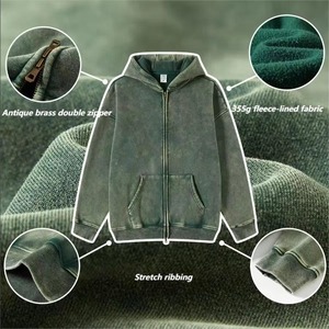 Vente en gros de sweat à capuche surdimensionné en coton épais pour hommes impression bouffante de qualité pull de luxe impression personnalisée pour la saison d'hiver - Product Image 3