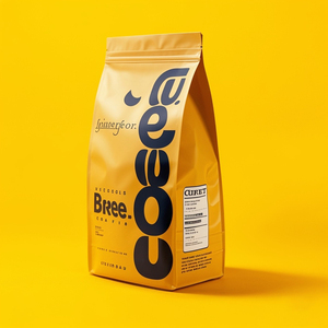 <span class=keywords><strong>Pochette</strong></span> de café à fond plat refermable en usine 250 g/m² 500 g/m² 1kg sacs de café modernes - Product Image 1