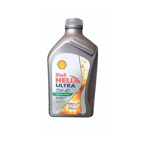 Huile moteur entièrement synthétique Shell Helix Ultra 5W-40, haute performance, protection du moteur pour voitures et camionnettes légères - Product Image 1