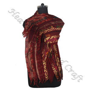 Recycled <b>Silk</b> Sari 15 Strips Designer Handmade <b>Scarves</b> Stole Shawls SC645 Fine <b>Silk</b> Wholesale Recycled Vintage Sari Female <b>Scarf</b> - Product Image 2