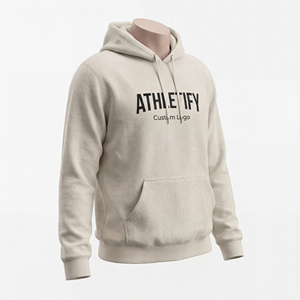 เสื้อมีฮู้ดผ้าฝ้ายผสมพื้นฐานสำหรับผู้ชายผ้านุ่มสบายทันสมัยสำหรับสวมใส่ในชีวิตประจำวัน - Product Image 5