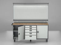 Meubles d'atelier industriels, système d'armoires à outils combinées, système de panneaux perforés, conception modulaire, OEM/ODM DETAY, revêtement électrostatique en poudre 5