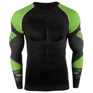 2025 Hot Selling Long Sleeve Rash Guards Quick Dry Sports Fitness Training Workout Wear Rash Guard For Adults <b>Boys</b> - Product Image 1