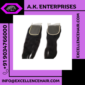 Exportadores indios venden extensiones de cabello humano virgen con cierre ondulado natural de grado Remy a precios bajos - Product Image 2