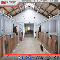 Bâtiments de grange à chevaux en acier préfabriqué de style américain à vendre, structure métallique, hangar agricole