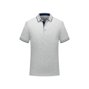 Haute qualité solide 100% coton hommes pour chemises personnalisable à manches courtes respirant séchage rapide mode T-Shirts - Product Image 3