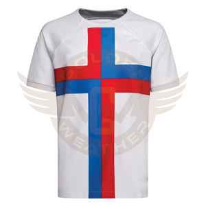 Conjunto de Camiseta de Fútbol para Hombre Golden Weather - Manga Corta, Diseño Personalizable, Secado Rápido, Transpirable, Ropa Deportiva Sostenible - Product Image 1